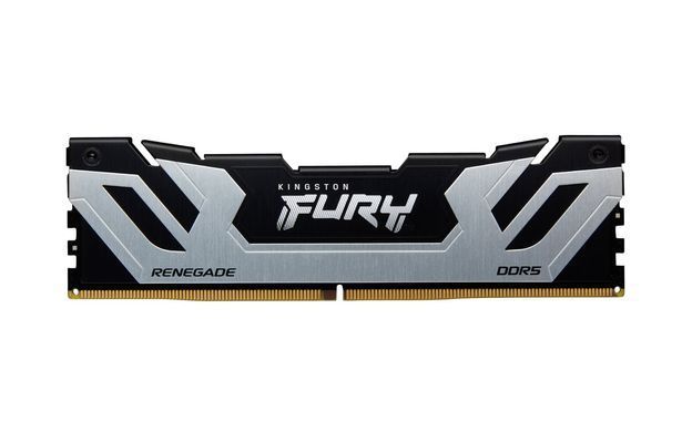 Память для настольных компьютеров Kingston Fury 48 GB (2x24GB) CUDIMM DDR5 8400 MHz Renegade Silver/Black (KF584CU40RSK2-48)