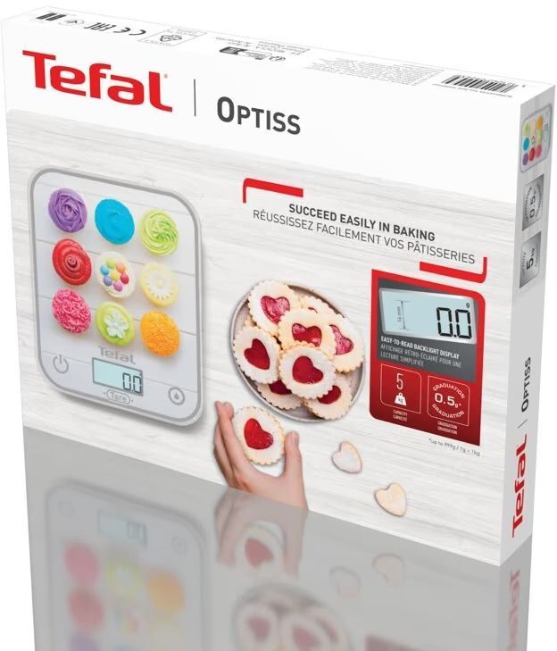 Весы кухонные электронные Tefal Optiss Cake Pops BC50D4V0