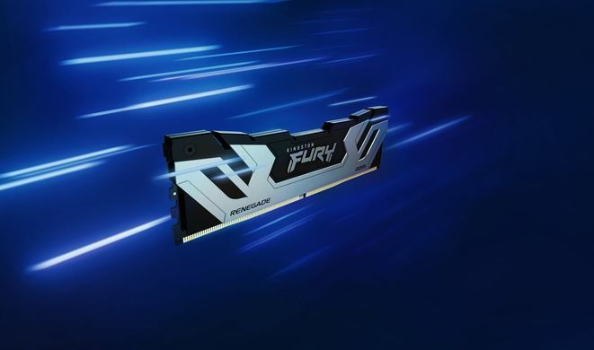 Память для настольных компьютеров Kingston Fury 48 GB (2x24GB) CUDIMM DDR5 8400 MHz Renegade Silver/Black (KF584CU40RSK2-48)