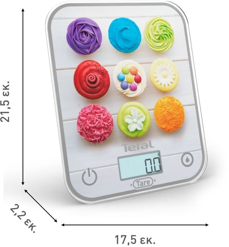 Весы кухонные электронные Tefal Optiss Cake Pops BC50D4V0