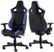 Комп'ютерне крісло для геймера Noblechairs Epic Compact Black/Carbon/Blue (GAGC240)