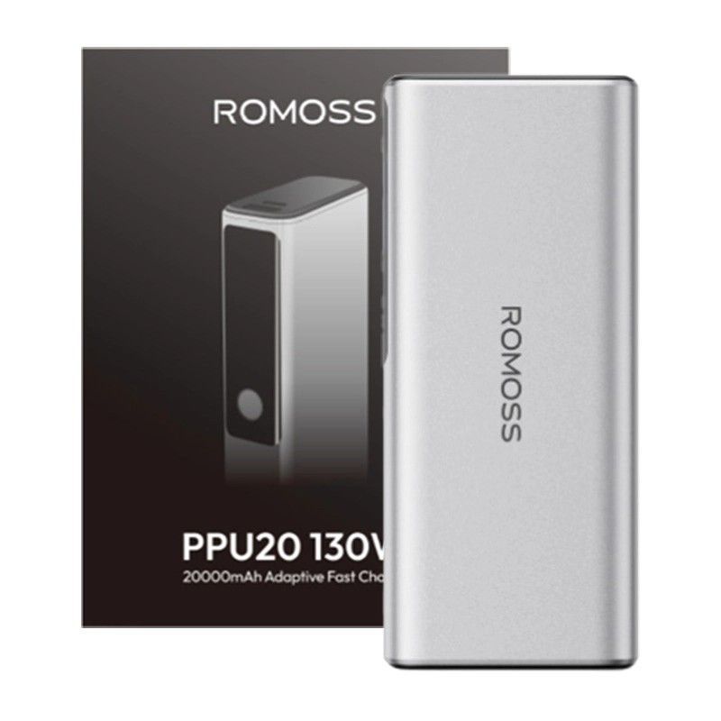 Внешний аккумулятор (павербанк) Romoss 10000mAh 130W Silver (PPU10)
