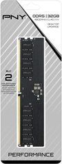 Пам'ять для настільних комп'ютерів PNY 32 GB DDR5 4800 MHz (MD32GSD54800-BLK)