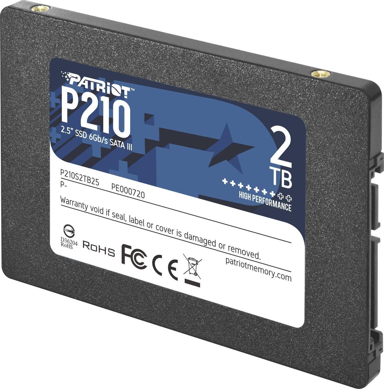 SSD накопичувач Patriot P210 2 TB (P210S2TB25)
