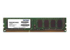Пам'ять для настільних комп'ютерів Patriot 8 GB DDR3 1600 MHz (PSD38G16002)