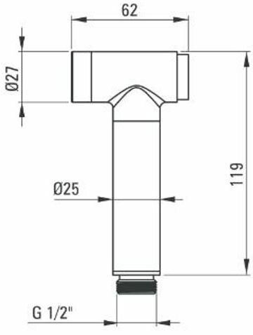Смеситель для биде Deante Arnika BQA 034M