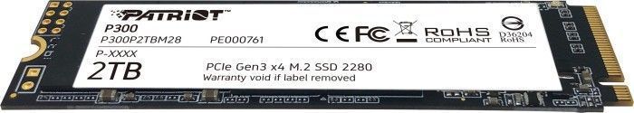 SSD накопитель Patriot P300 2 TB (P300P2TBM28)