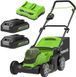 Газонокосарка акумуляторна Greenworks G24X2LM41K2X