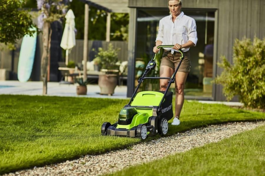 Газонокосарка акумуляторна Greenworks G24X2LM41K2X