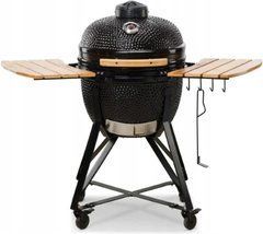 Гриль вугільний мобільний Kamado Bono Media Black