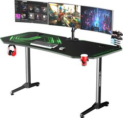Геймерський ігровий стіл Ultradesk Frag XXL Green