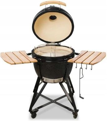 Гриль вугільний мобільний Kamado Bono Media Black