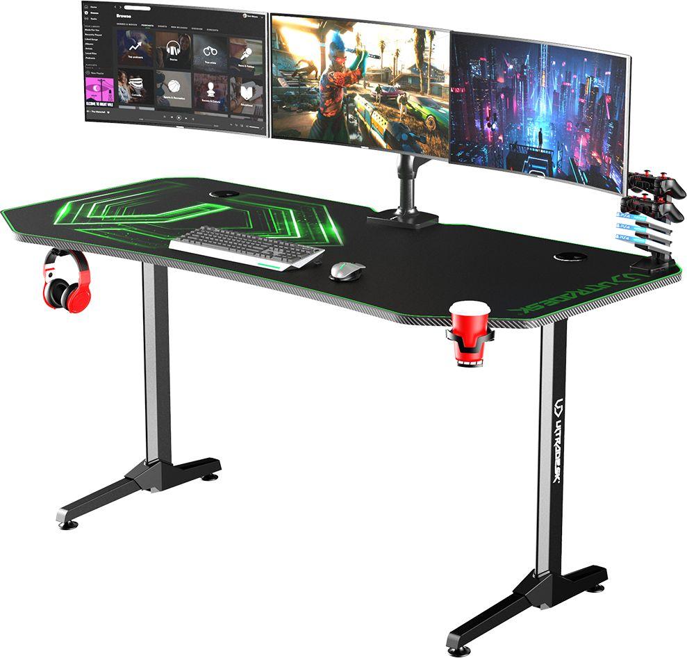 Фото - Офисный стол Ultradesk Геймерський ігровий стіл  Frag XXL Green UDESK-FX-GR 