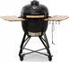 Гриль вугільний мобільний Kamado Bono Media Black