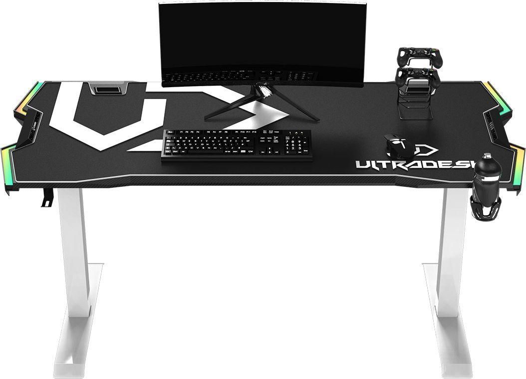 Геймерський ігровий стіл Ultradesk Force Snow (UDESK-FO-WWA)