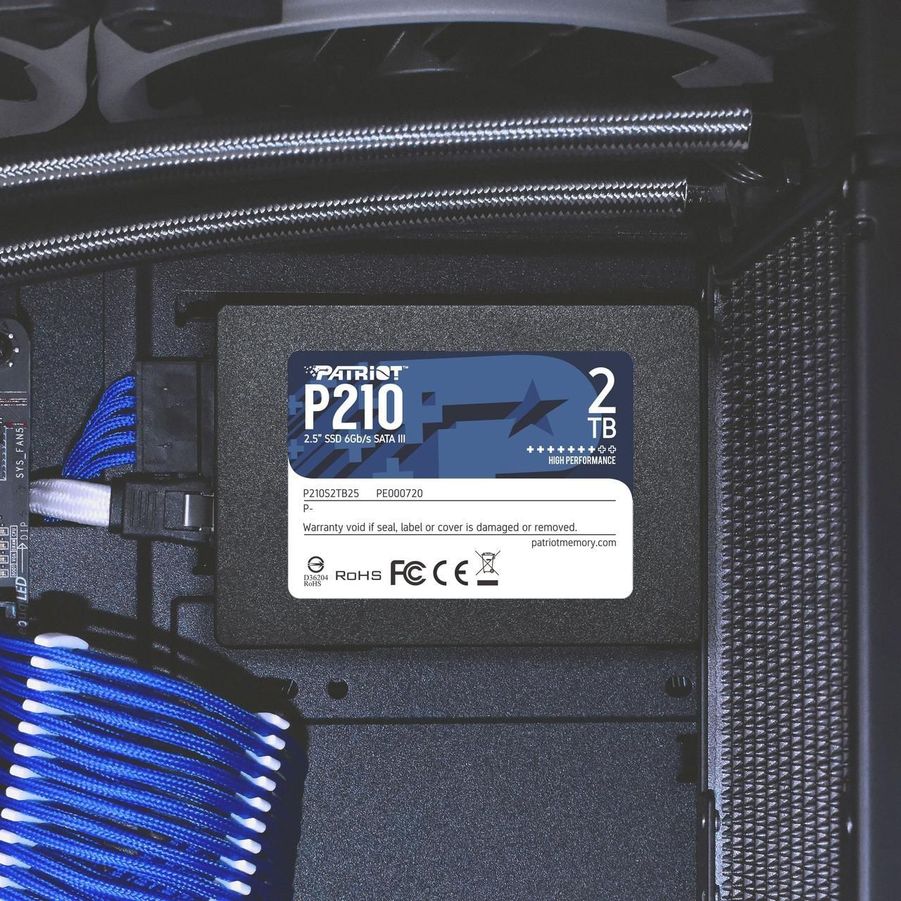 SSD накопичувач Patriot P210 2 TB (P210S2TB25)