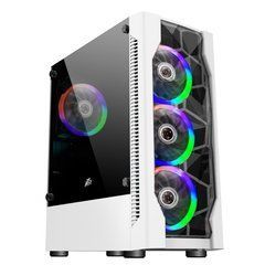 Корпус 1stPlayer D4-WH-4F1-W White