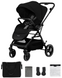 Прогулянкова коляска KinderKraft 2в1 Yoxi Pure Black