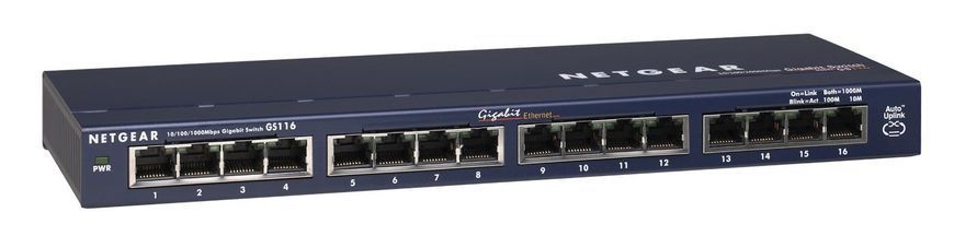 Комутатор некерований Netgear GS116GE