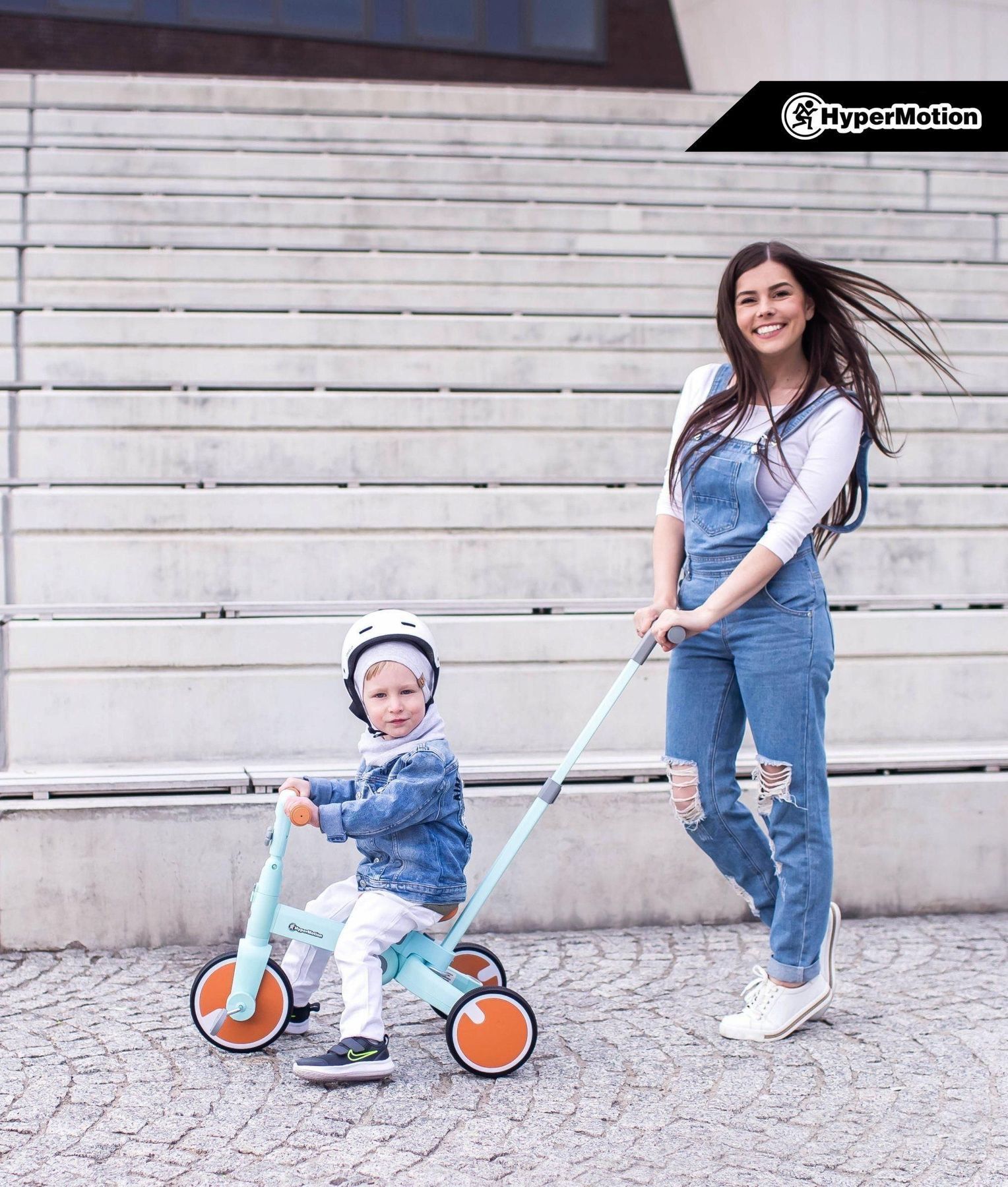 Дитячий триколісний велосипед Hypermotion Tobi Rocket Hyp Mint