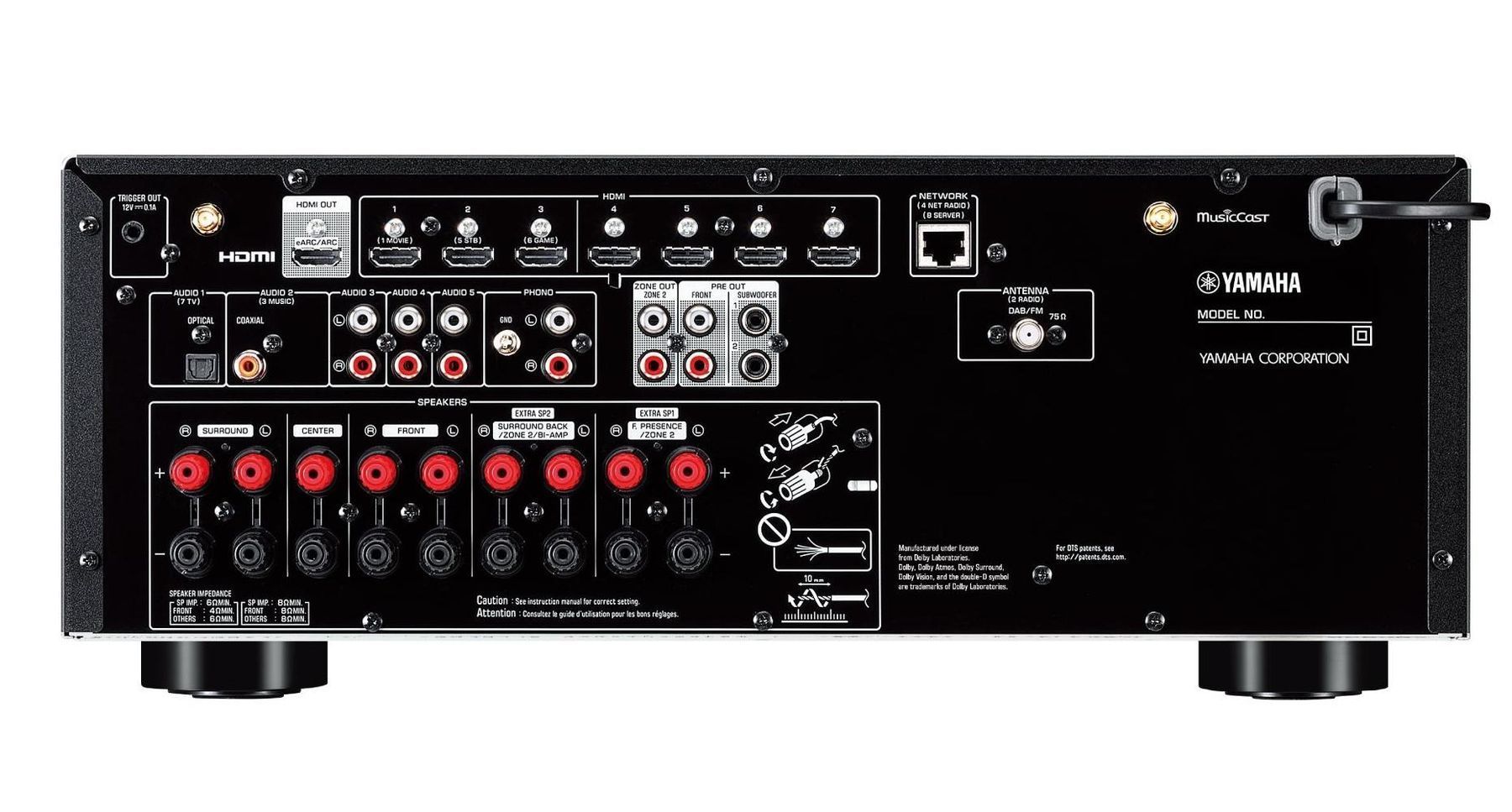 AV-Ресивер Yamaha RX-V6A Black
