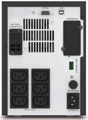Лінійно-інтерактивне ДБЖ APC Easy UPS Line-interactive SMV 1000VA 230V with Network Slot (SMV1000CAI)