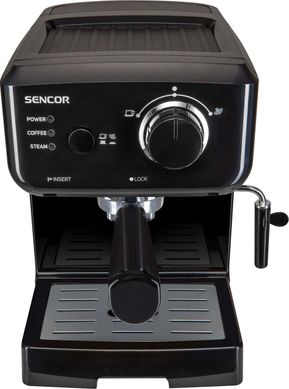 Рожковая кофеварка эспрессо Sencor SES 1710BK