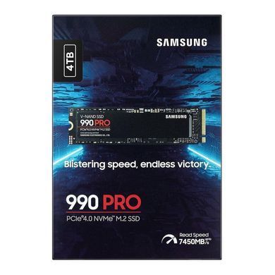 SSD накопитель Samsung 990 PRO 4 TB (MZ-V9P4T0BW)