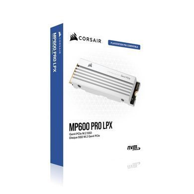 SSD накопитель Corsair MP600 PRO LPX 4 TB White (CSSD-F4000GBMP600PLPW)