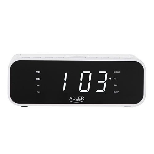 Радіогодинник Adler AD 1192 White