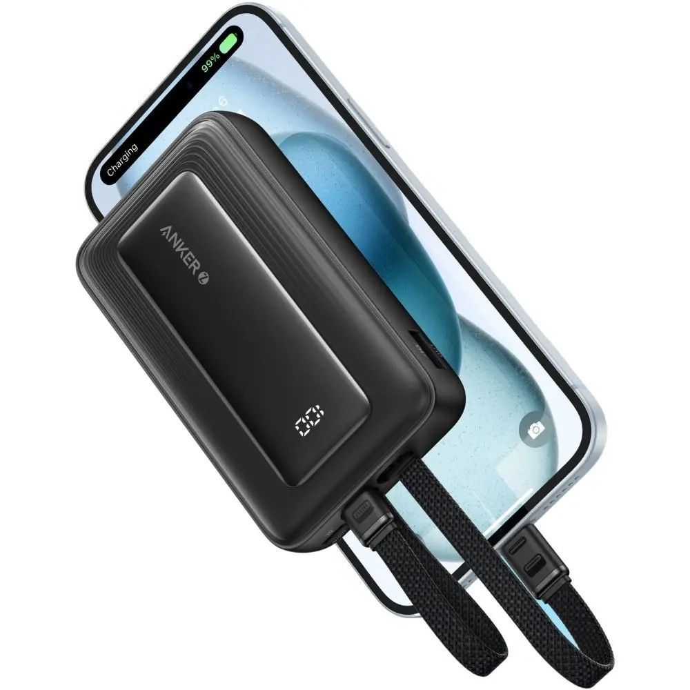 Зовнішній акумулятор (павербанк) Anker Zolo 10000mAh Black (A1680G11)