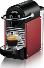 Капсульна кавоварка еспресо Nespresso D61 Pixie karminowy EN124.R