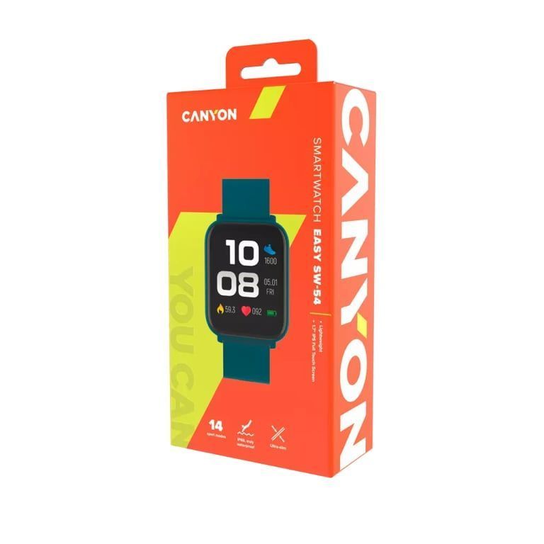 Смарт-годинник Canyon Easy SW-54 Green (CNS-SW54BG)