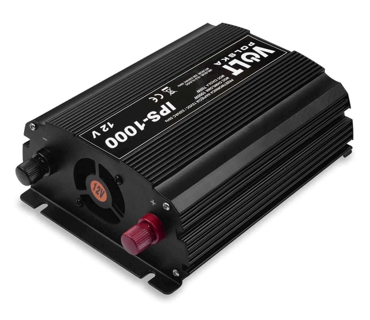 Перетворювач (інвертор) DC-AC Volt Polska IPS 1000 12/230V 700/1000W (3IPS100012)