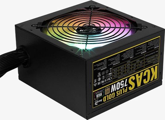 Блок живлення Aerocool KCAS Plus Gold 750W (AEROPGSKCAS+RGB750-G)