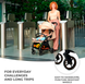 Прогулянкова коляска KinderKraft Apino Raven Black (KSAPIN00BLK0000)