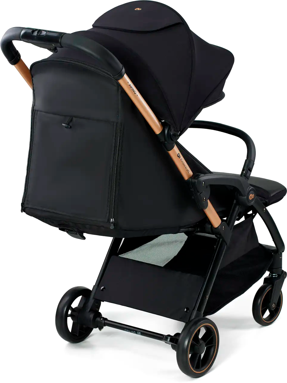 Прогулянкова коляска KinderKraft Apino Raven Black (KSAPIN00BLK0000)