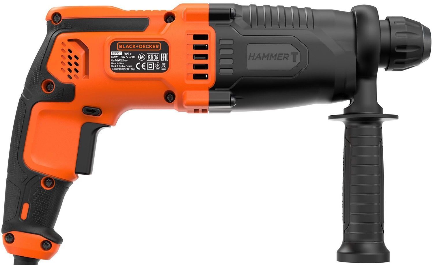Перфоратор мережевий Black+Decker BEHS01