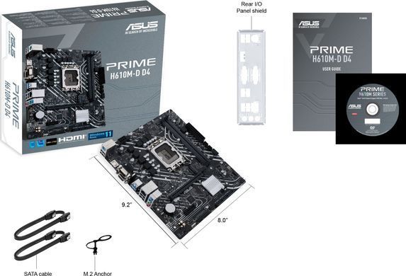 Материнская плата Asus Prime H610M-D D4