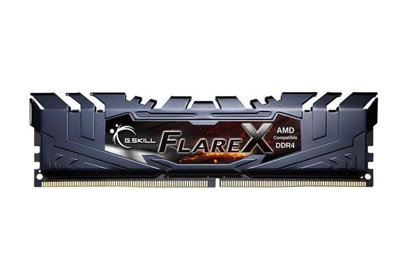 Пам'ять для настільних комп'ютерів G.Skill 16 GB (2x8GB) DDR4 3200 MHz Flare X Black (F4-3200C16D-16GFX)