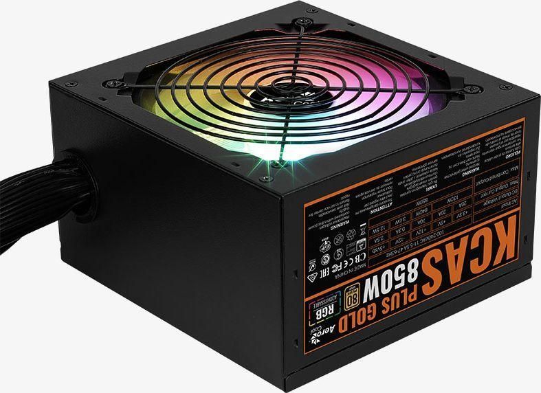 Блок питания Aerocool KCAS Plus Gold 850W (AEROPGSKCAS+RGB850-G)
