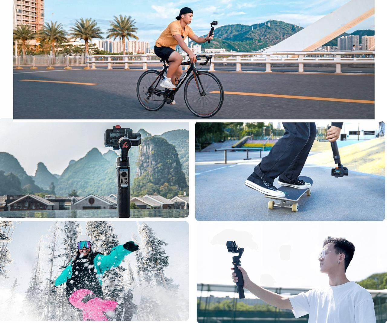 Монопод для селфи (Selfie Stick) Hohem iSteady Pro4 Black