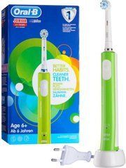 Електрична зубна щітка Oral-B Pro 500 Junior Green
