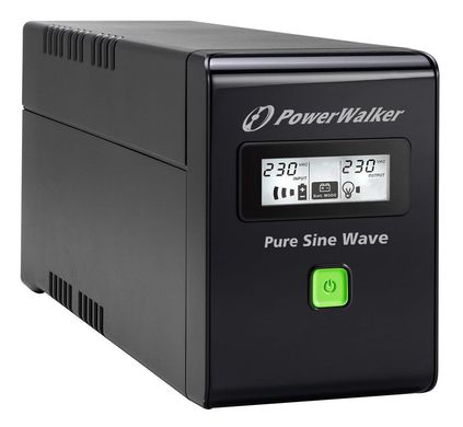 Лінійно-інтерактивне ДБЖ PowerWalker UPS VI 600 SW/FR 600VA