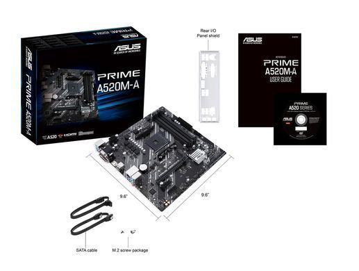 Материнская плата Asus Prime A520M-A II/CSM