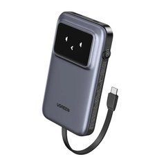 Внешний аккумулятор (павербанк) Ugreen Uno PB511 10000mAh 30W Grey (35603)