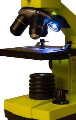 Мікроскоп оптичний Levenhuk Rainbow 2L PLUS Lime