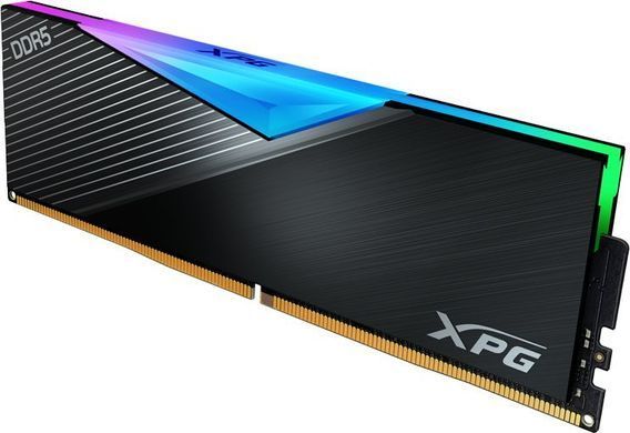Пам'ять для настільних комп'ютерів Adata 32 GB (2x16GB) DDR5 6400 MHz XPG Lancer RGB Black (AX5U6400C3216G-DCLARBK)