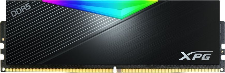 Пам'ять для настільних комп'ютерів Adata 32 GB (2x16GB) DDR5 6400 MHz XPG Lancer RGB Black (AX5U6400C3216G-DCLARBK)