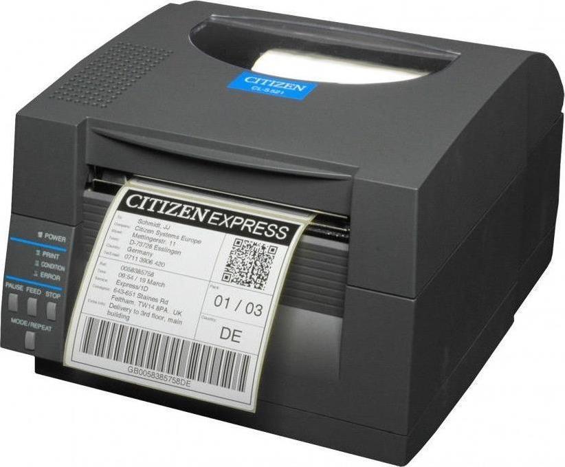 Photos - Receipt / Label Printer Citizen Принтер етикеток  CL-S521ІІ USB, RS232  CLS521IINEBX (CLS521IINEBXX)